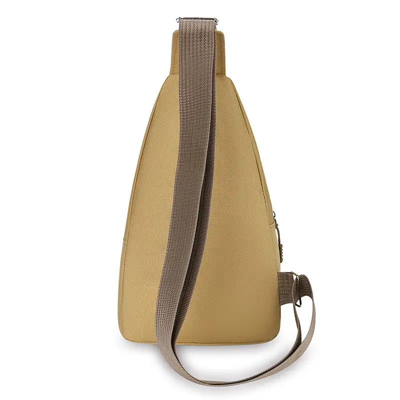 Men's Tan Crossbody Bag with Water Bottle - Image 7