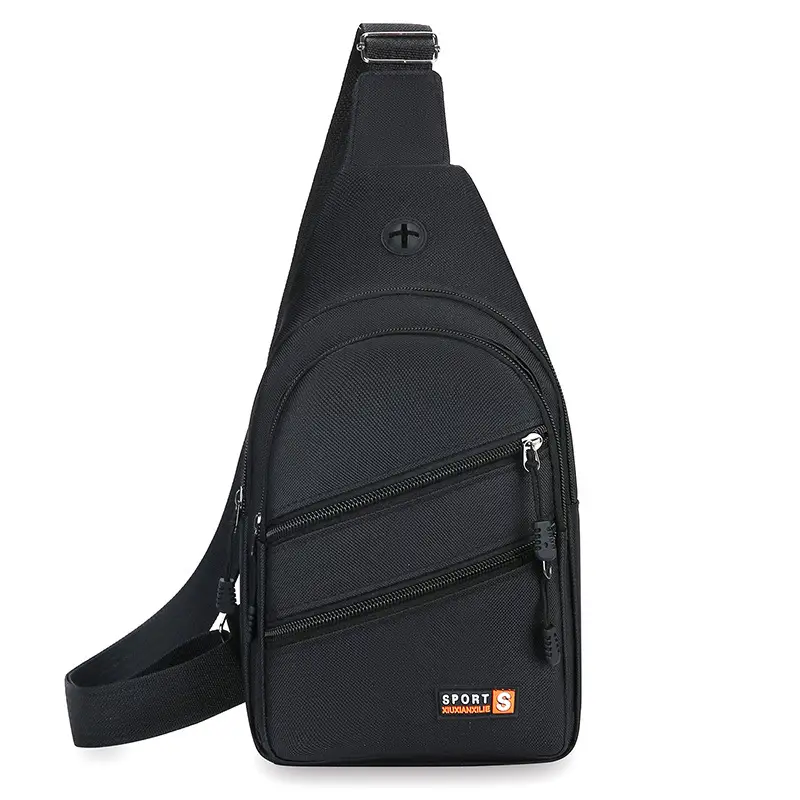Men's Tan Crossbody Bag with Water Bottle - Image 2