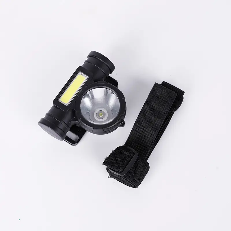 Rechargeable Head-mounted Flashlight with Orange Lens - Image 3