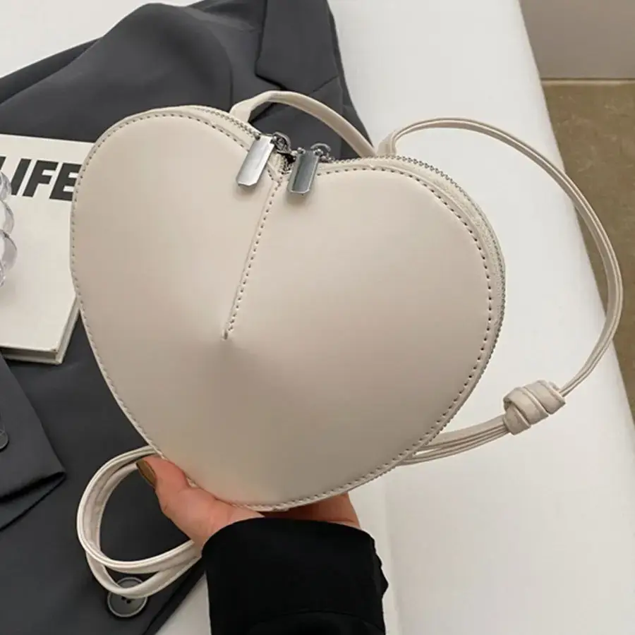 Heart Shaped Red Coin Purse for Women - Image 7