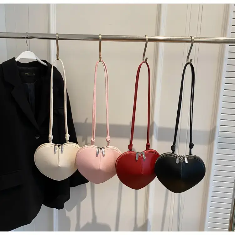 Heart Shaped Red Coin Purse for Women — feature 11