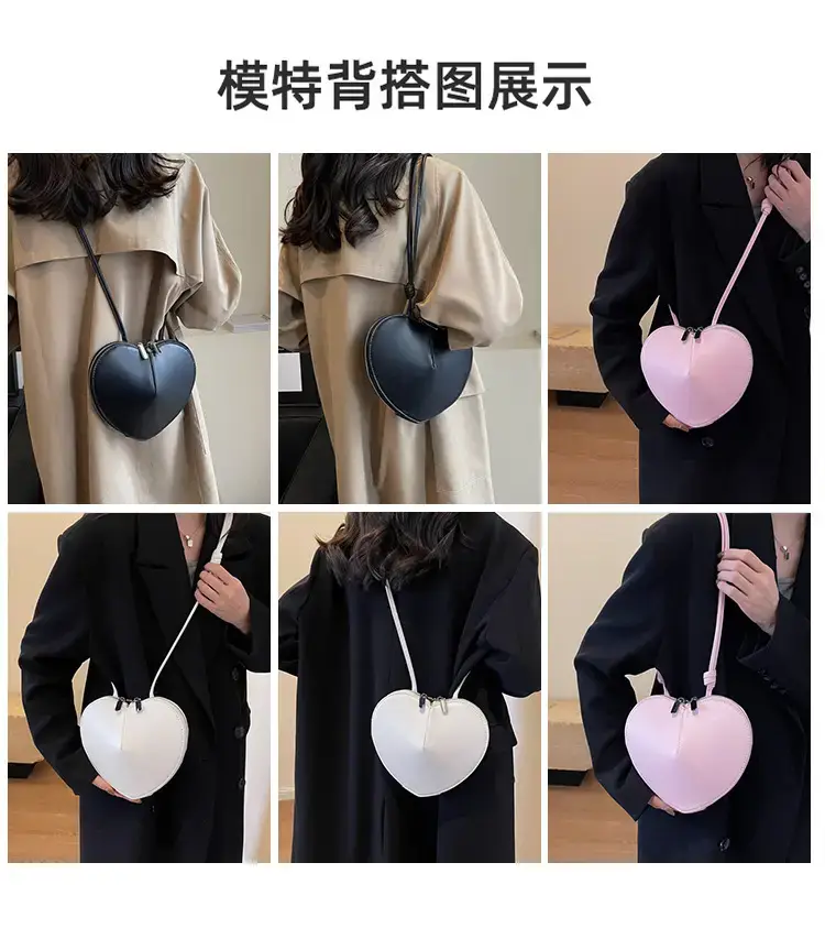 Heart Shaped Red Coin Purse for Women — feature 6