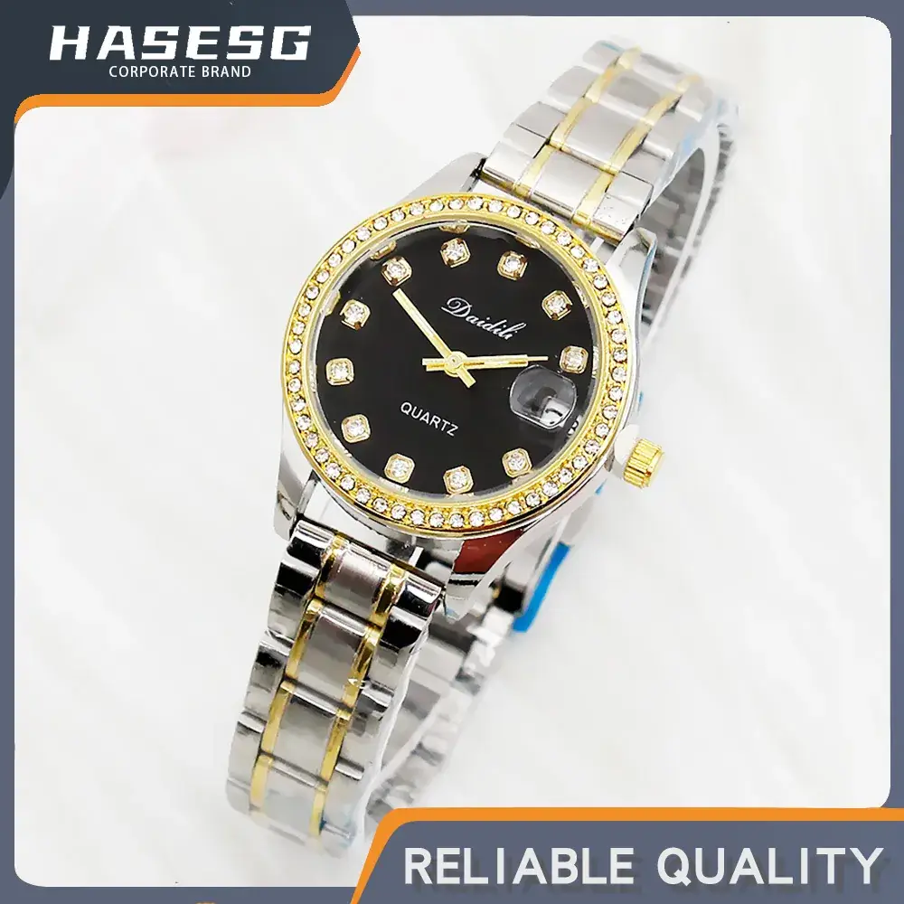 Women's Quartz Watch Silver Crystal Band Student Grade - Image 8