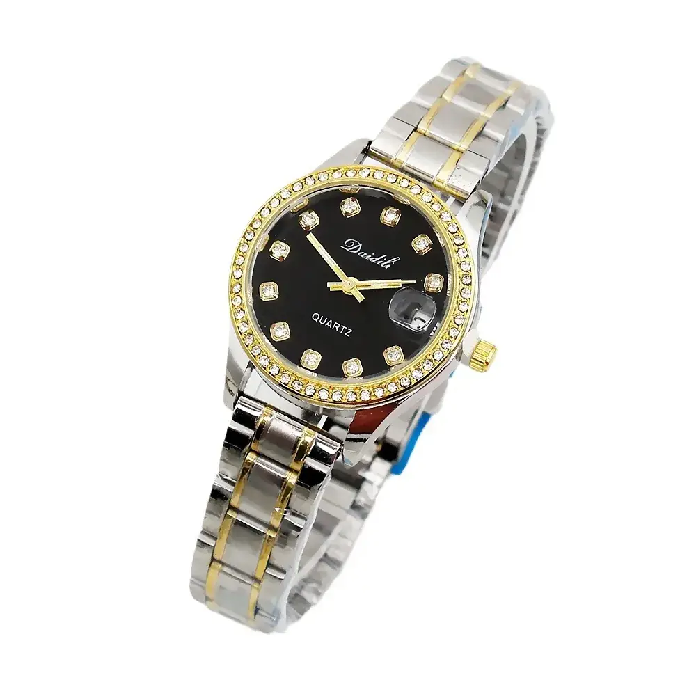 Women's Quartz Watch Silver Crystal Band Student Grade - Image 9
