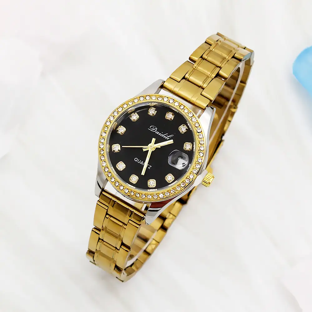 Women's Quartz Watch Silver Crystal Band Student Grade — feature 10
