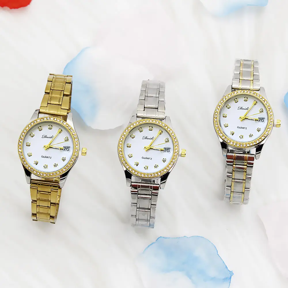 Women's Quartz Watch Silver Crystal Band Student Grade — feature 13