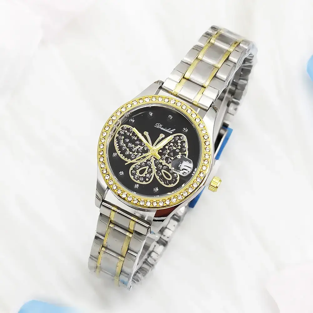 Women's Butterfly Dial Quartz Watch Silver 2024 — feature 6