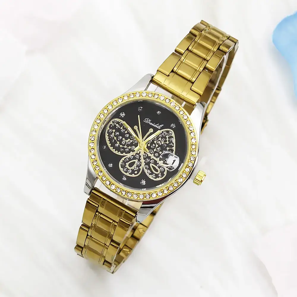 Women's Butterfly Dial Quartz Watch Silver 2024 — feature 8