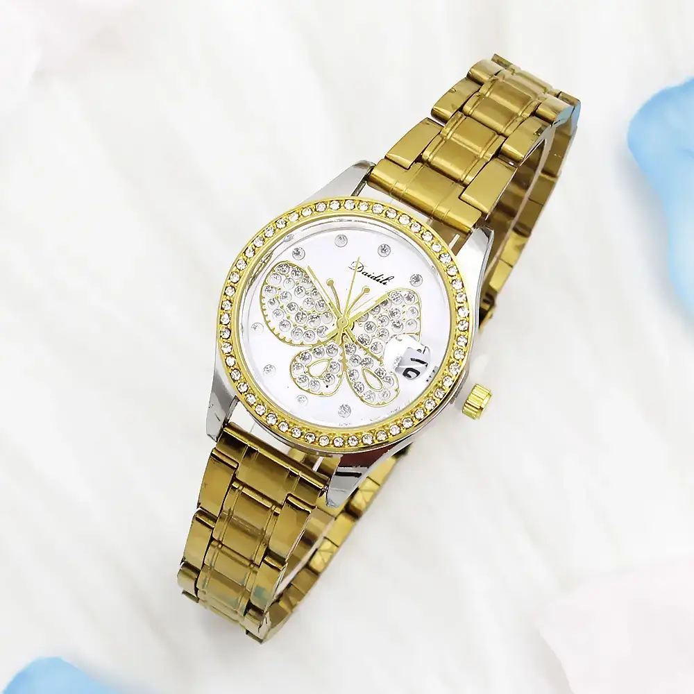 Women's Butterfly Dial Quartz Watch Silver 2024 — feature 9