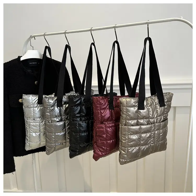 Black Quilted Women's Shoulder Bag 2023 - Image 16