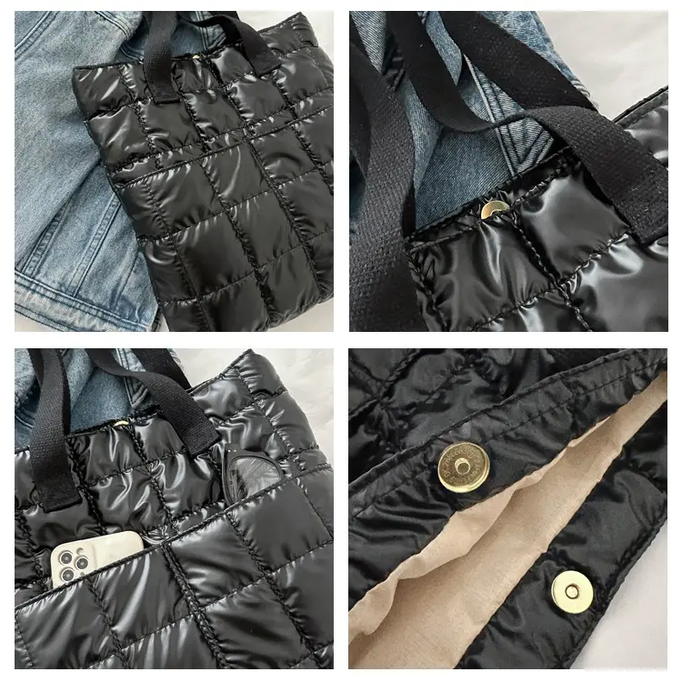 Black Quilted Women's Shoulder Bag 2023 — feature 11