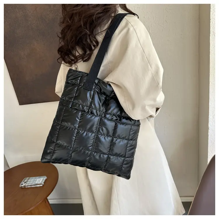 Black Quilted Women's Shoulder Bag 2023 — feature 17