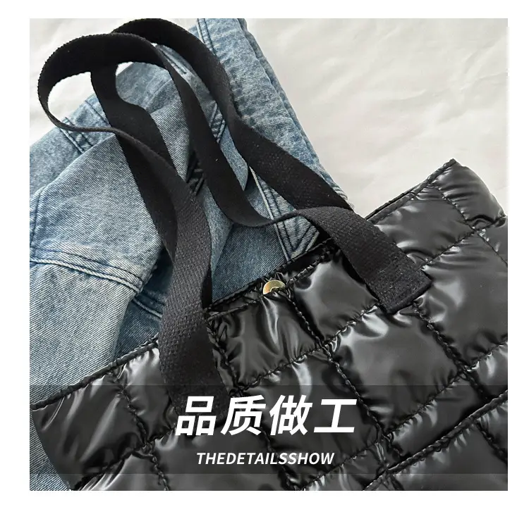 Black Quilted Women's Shoulder Bag 2023 — feature 8