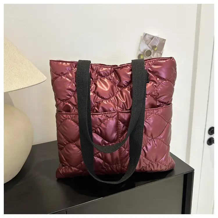 Black Quilted Women's Shoulder Bag 2023 - Image 15