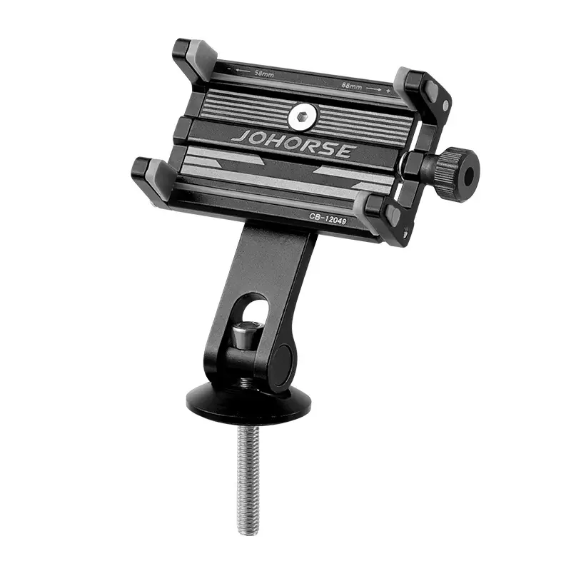 New aluminum alloy mountain bike mobile phone bracket motorcycle battery car takeaway navigation bracket riding equipment - Image 4