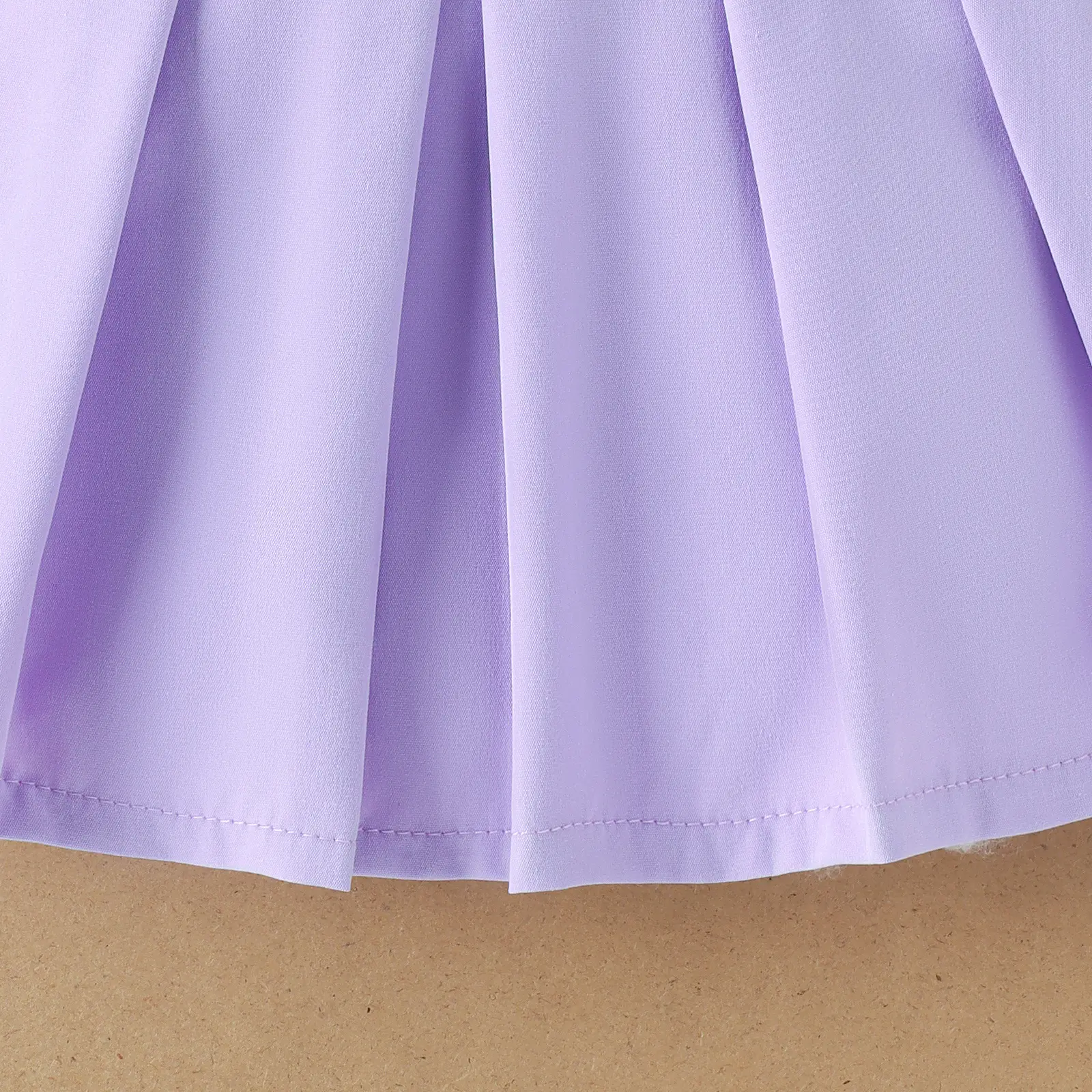 Girls Summer Vest Top & Pleated Skirt Set Yellow Pink — feature 25