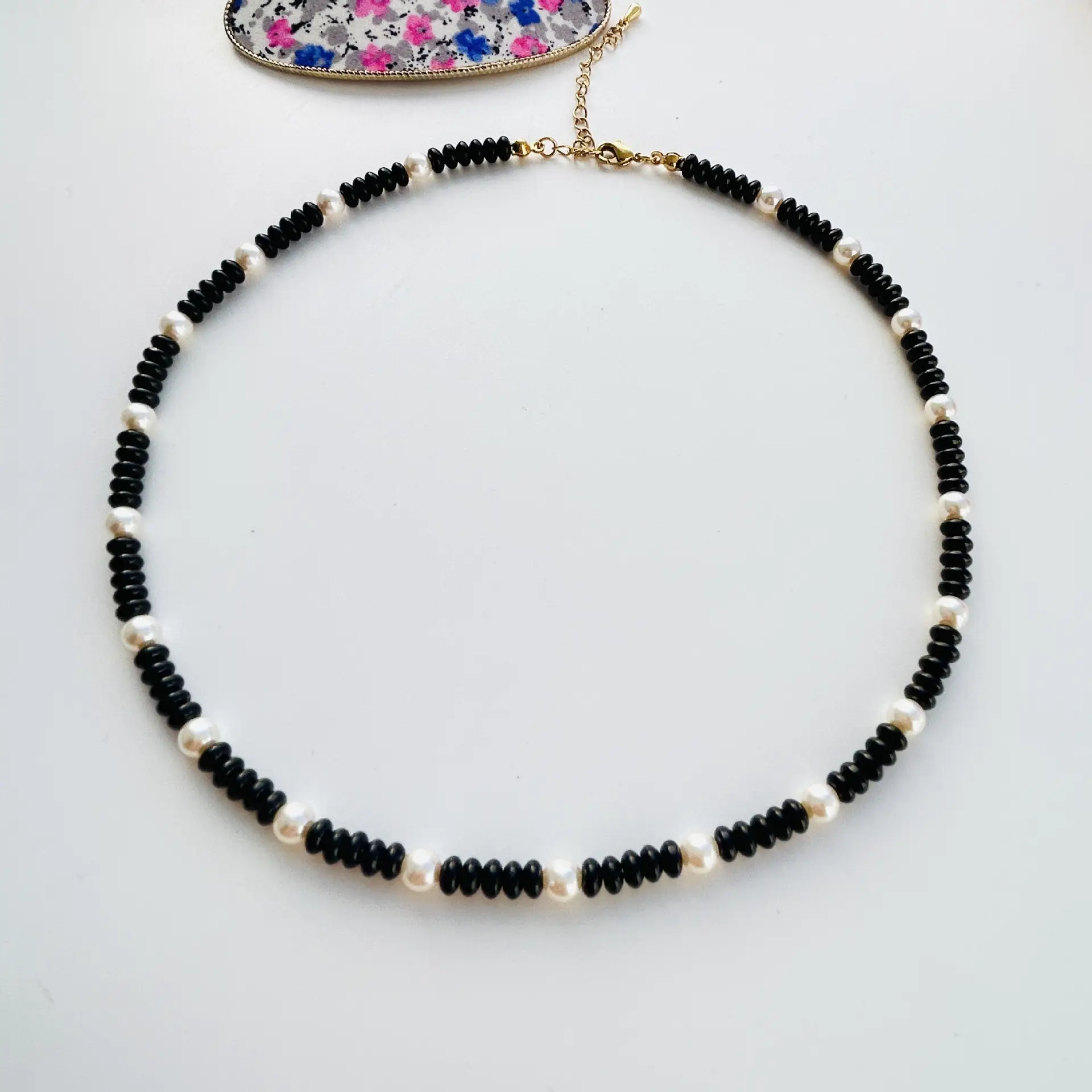 Japanese & Korean Style Vintage Pearl Beaded Necklace for Women - Image 4