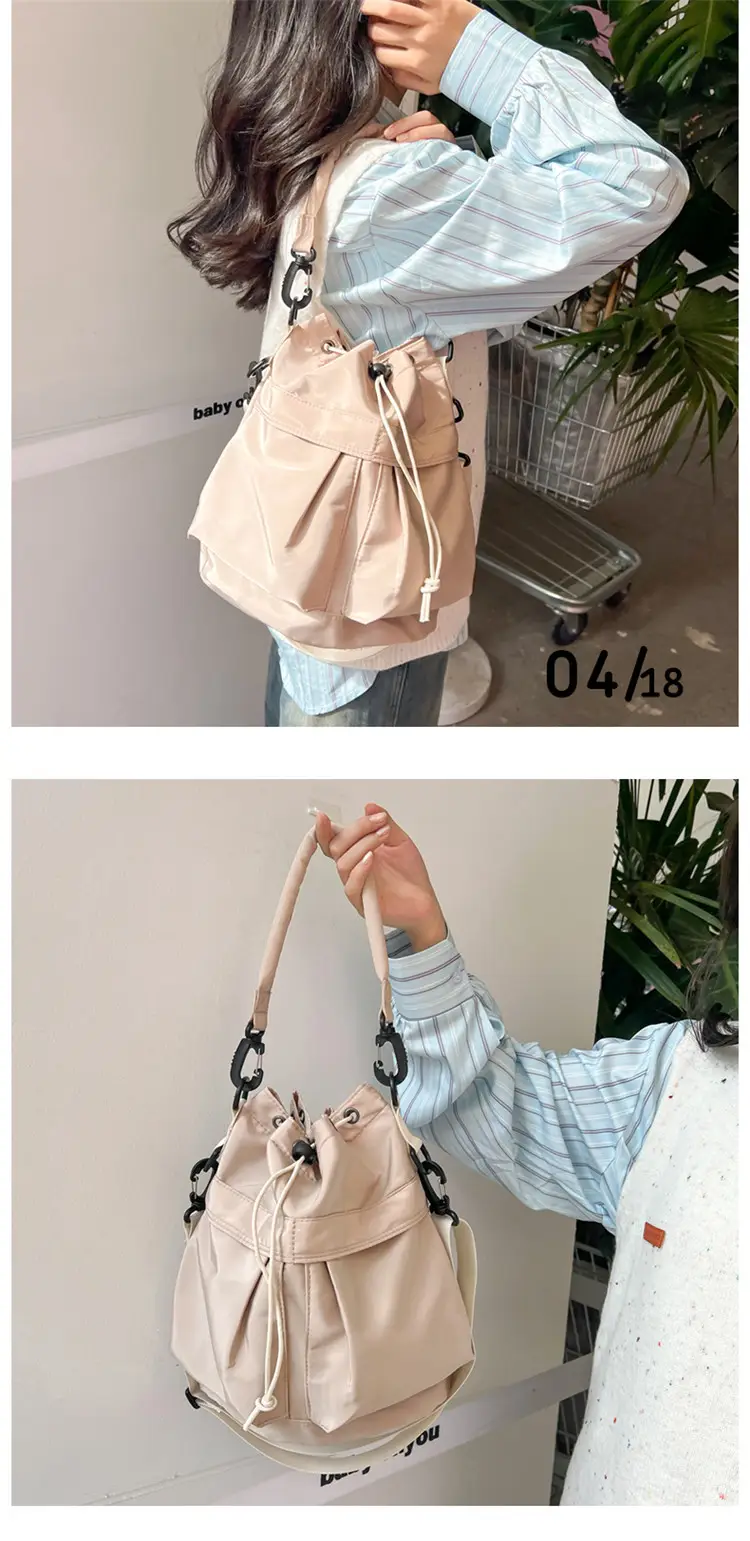 Women's Lightweight Nylon Shoulder Messenger Bag — feature 16