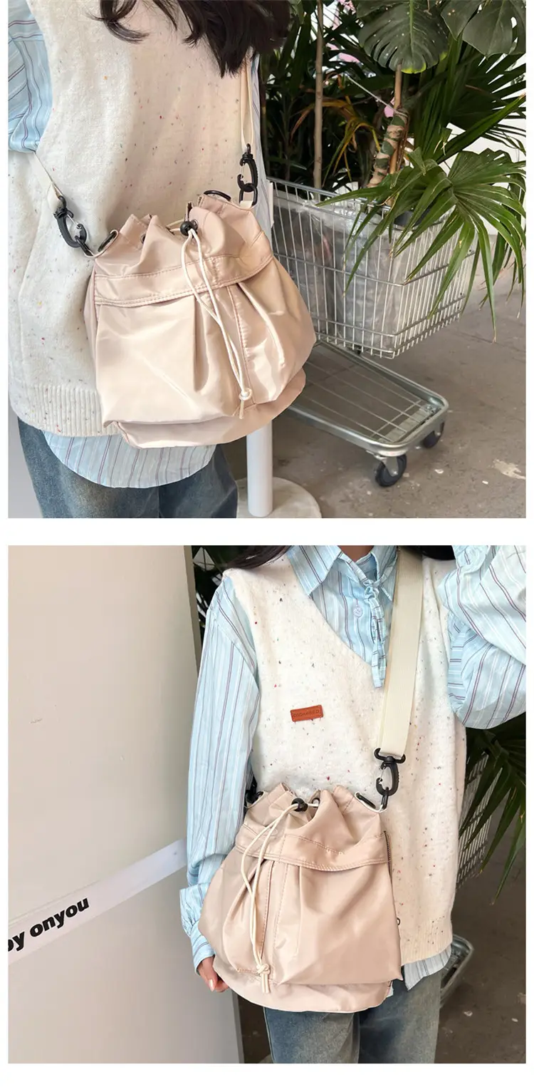 Women's Lightweight Nylon Shoulder Messenger Bag — feature 18
