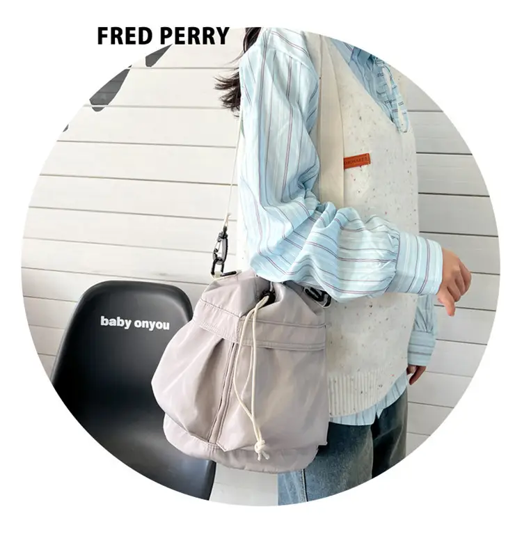 Women's Lightweight Nylon Shoulder Messenger Bag — feature 20