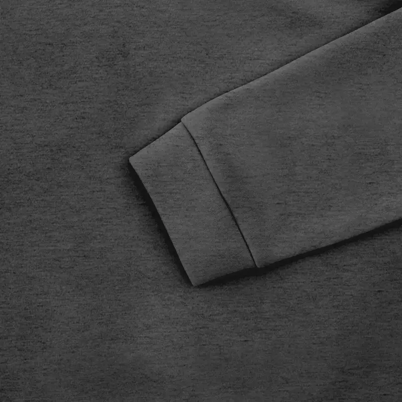 Men's Red Long Sleeve Half Zip T-Shirt Top — feature 30