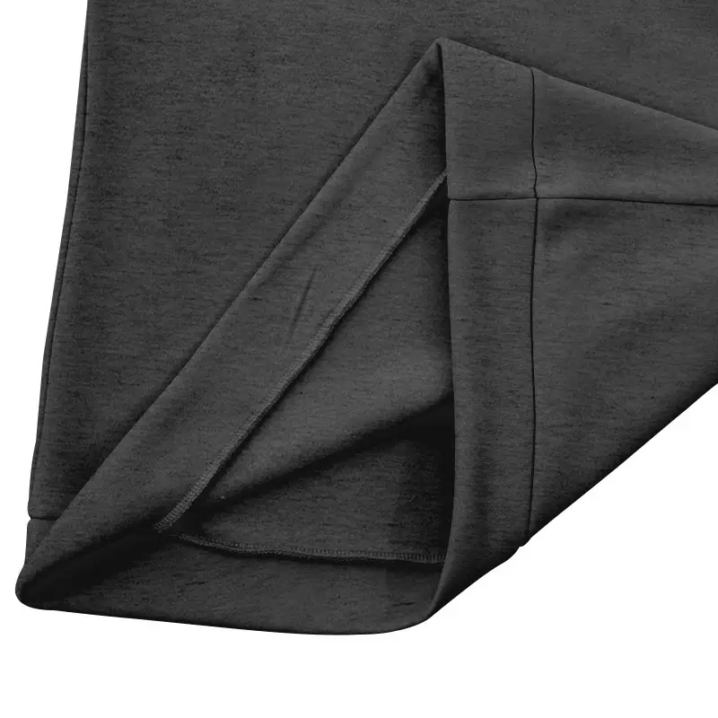 Men's Red Long Sleeve Half Zip T-Shirt Top — feature 31