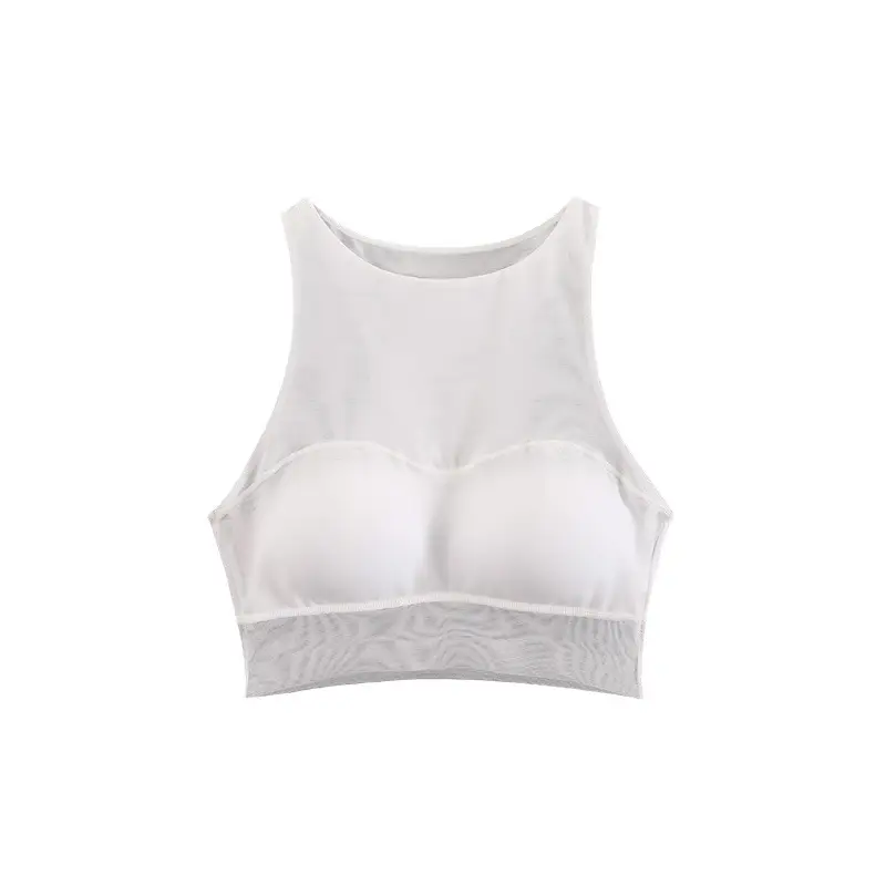Special Offer Sexy Tulle Wearable Bra Vest Two-In-One Wire-Free Push-Up Push-Up Beautiful Back Intimates Bra - Image 7