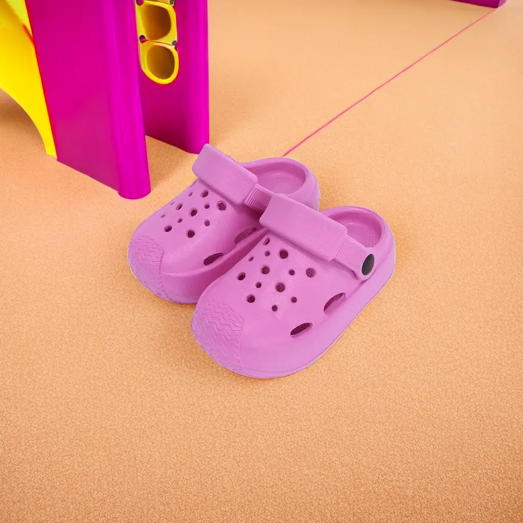 Blue EVA Kids Slippers Non-Slip Anti-Stinky