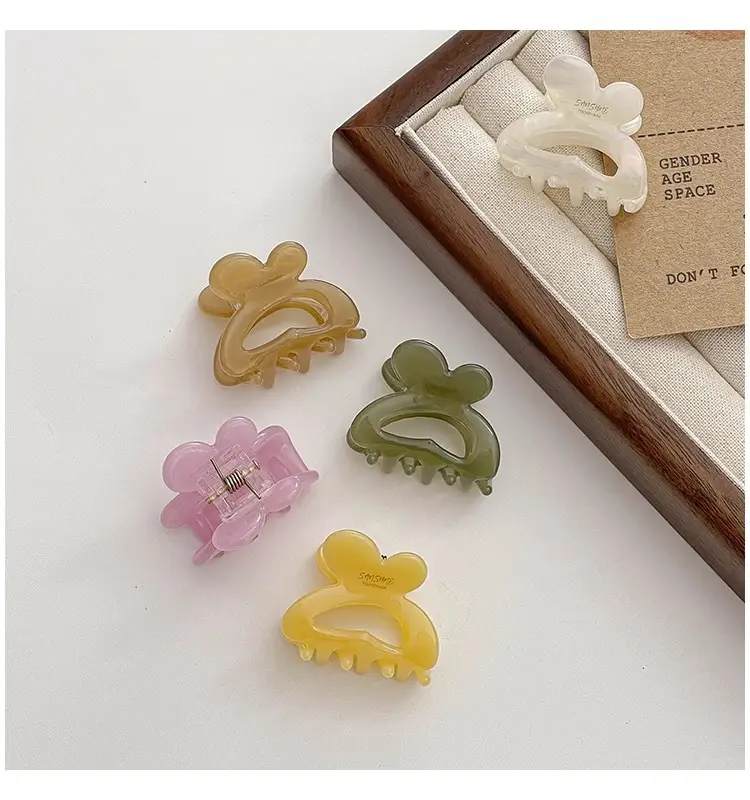 Green Shark Clip Hairpin for Women Short Hair Top Clip — feature 8