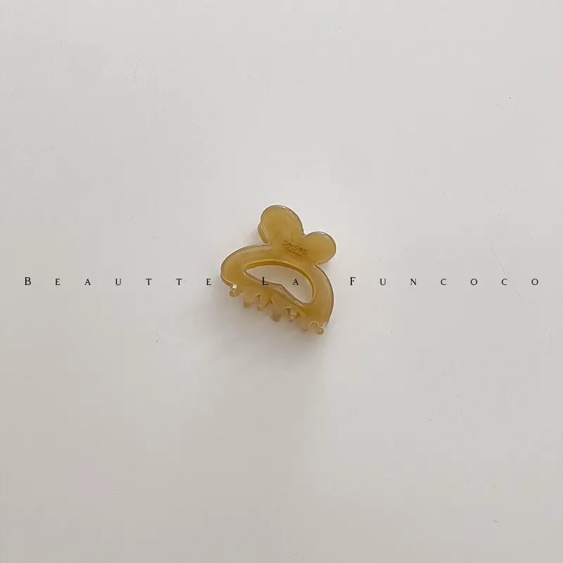 Green Shark Clip Hairpin for Women Short Hair Top Clip