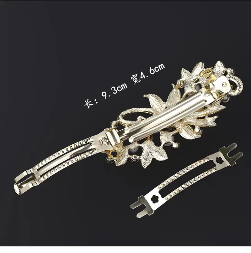 Rose Gold Pearl Hairpin for Women Large Clip — feature 8