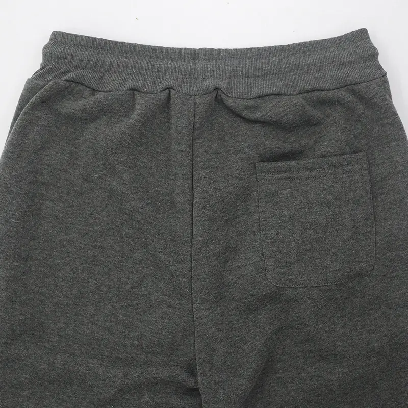 Men's Fleece Lined Sweatpants Black Grey Loose Fit — feature 27