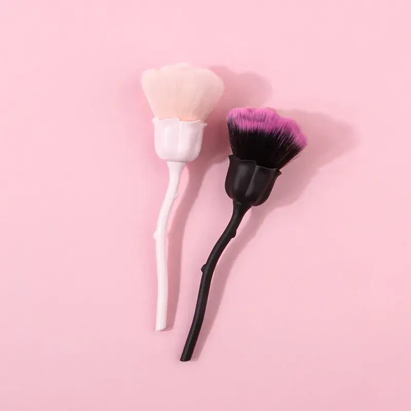 Cross-border Rose Loose Makeup Brush Large One-Piece Delivery