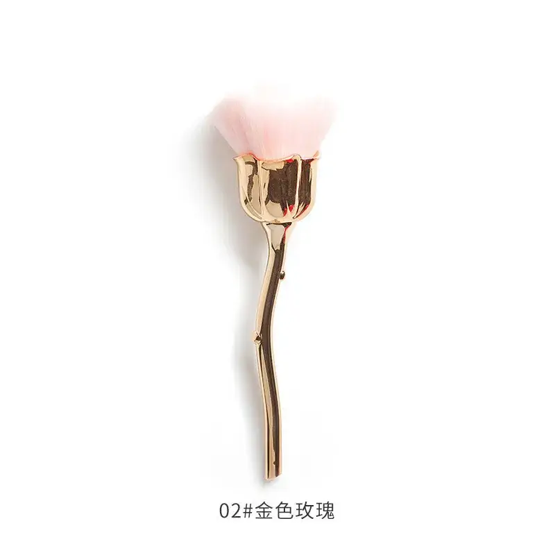 Cross-border Rose Loose Makeup Brush Large One-Piece Delivery