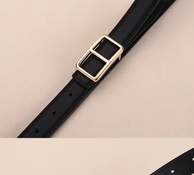Women Cowhide Belt Casual Fashion Brown 25cm — feature 21