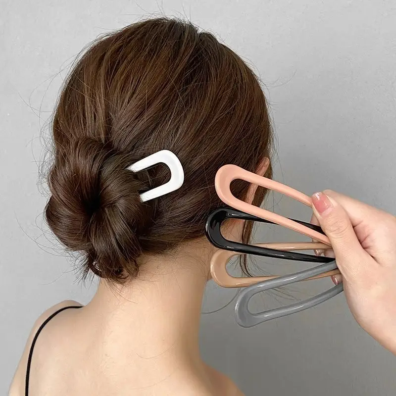 U-Shaped Hairpin Insert for Korean Bun Hair Accessory - Image 7