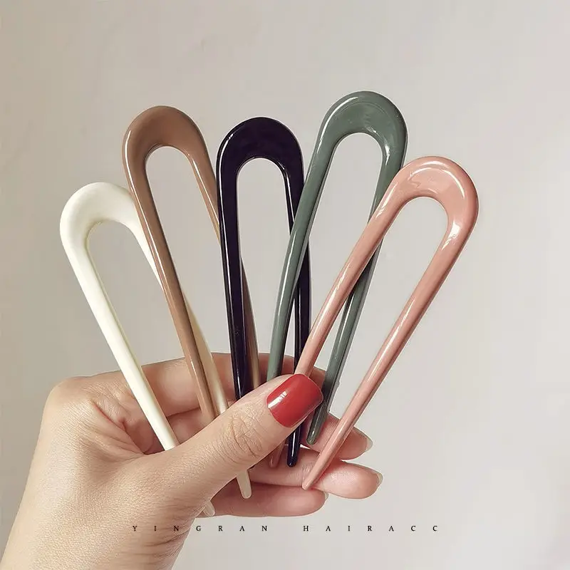 U-Shaped Hairpin Insert for Korean Bun Hair Accessory - Image 8
