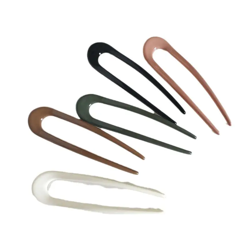 U-Shaped Hairpin Insert for Korean Bun Hair Accessory - Image 10