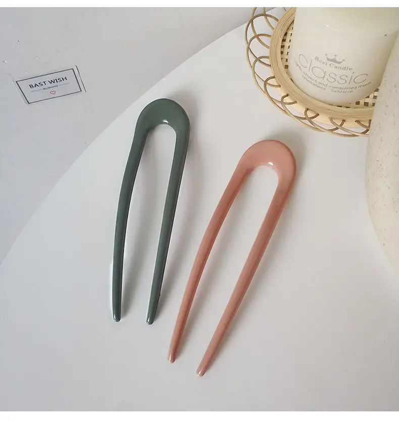 U-Shaped Hairpin Insert for Korean Bun Hair Accessory — feature 14