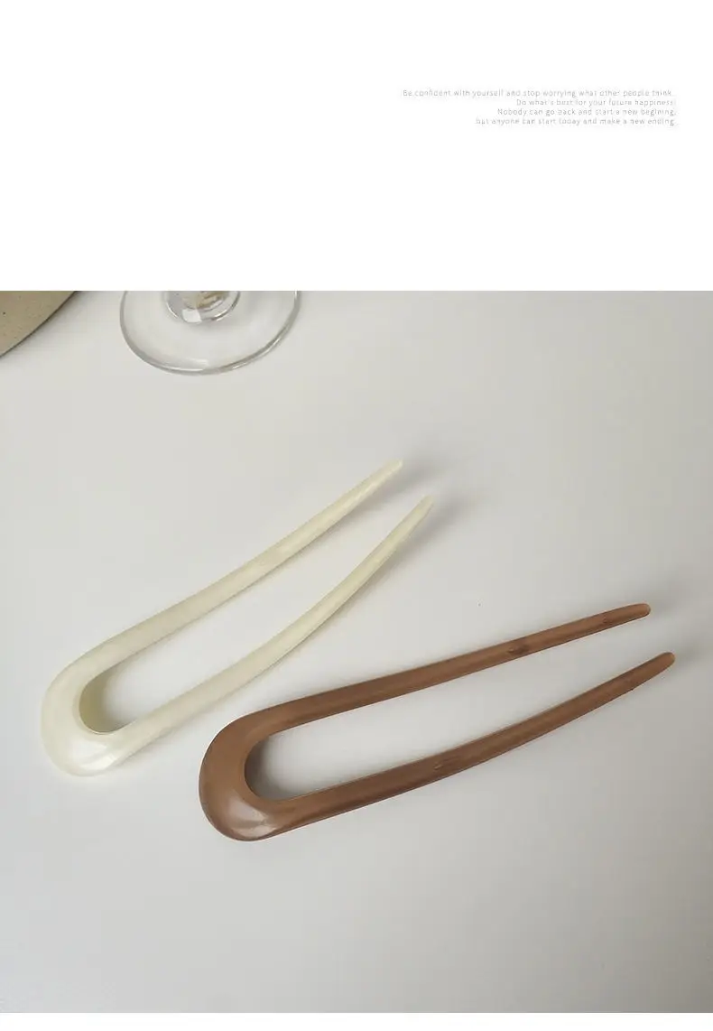 U-Shaped Hairpin Insert for Korean Bun Hair Accessory — feature 15