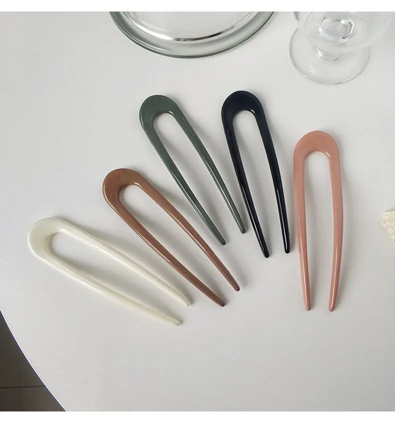 U-Shaped Hairpin Insert for Korean Bun Hair Accessory — feature 16