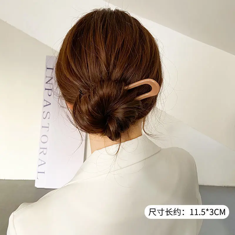 U-Shaped Hairpin Insert for Korean Bun Hair Accessory — feature 17