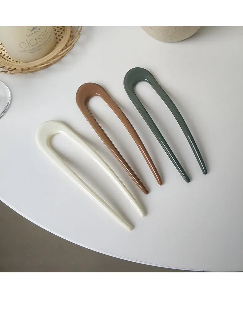 U-Shaped Hairpin Insert for Korean Bun Hair Accessory — feature 7