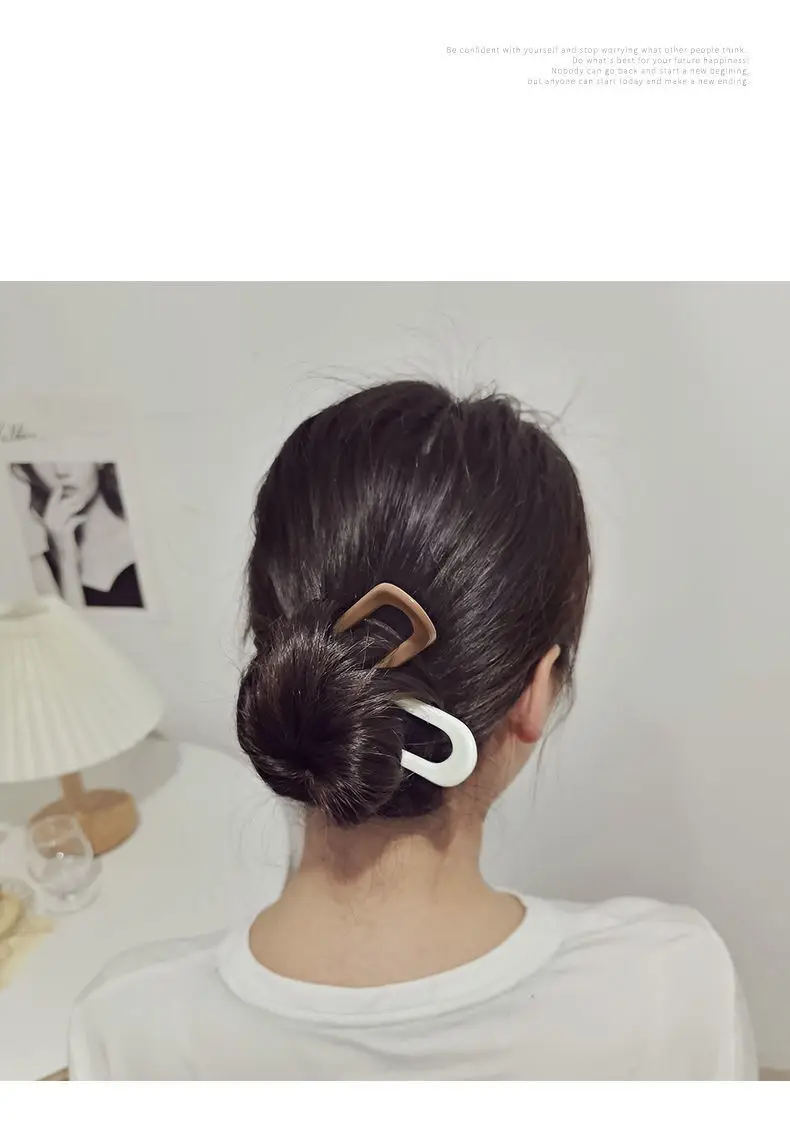 U-Shaped Hairpin Insert for Korean Bun Hair Accessory — feature 8