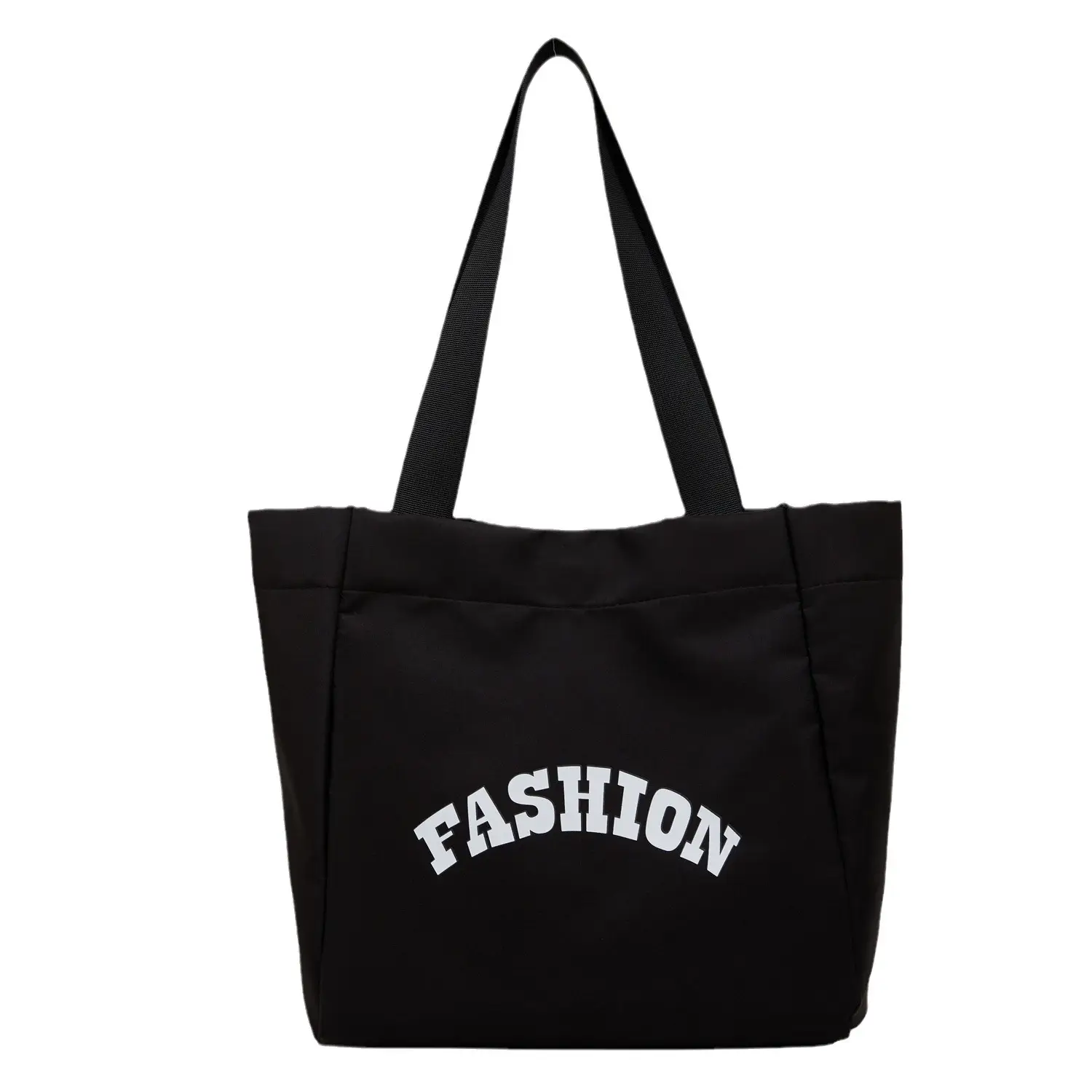 Women Summer Letter Printed Tote Bag White Large Capacity - Image 9