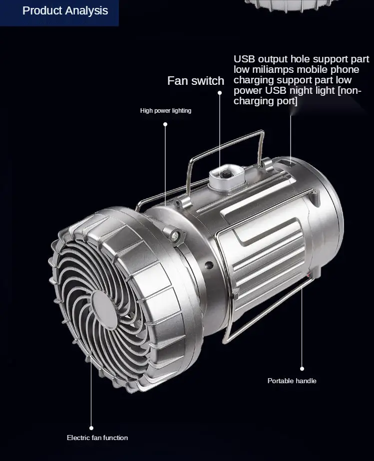 Solar Flashlight for Camping & Outdoor Use β feature 4