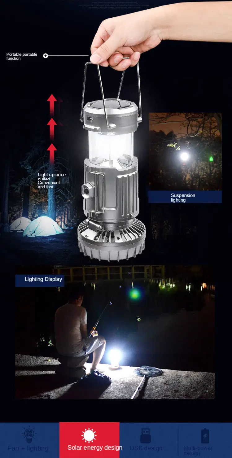 Solar Flashlight for Camping & Outdoor Use β feature 8