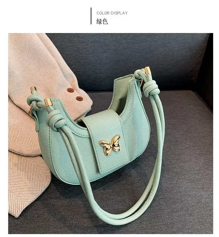 Trendy Butterfly Shoulder Bag Mint Green Women — feature 27