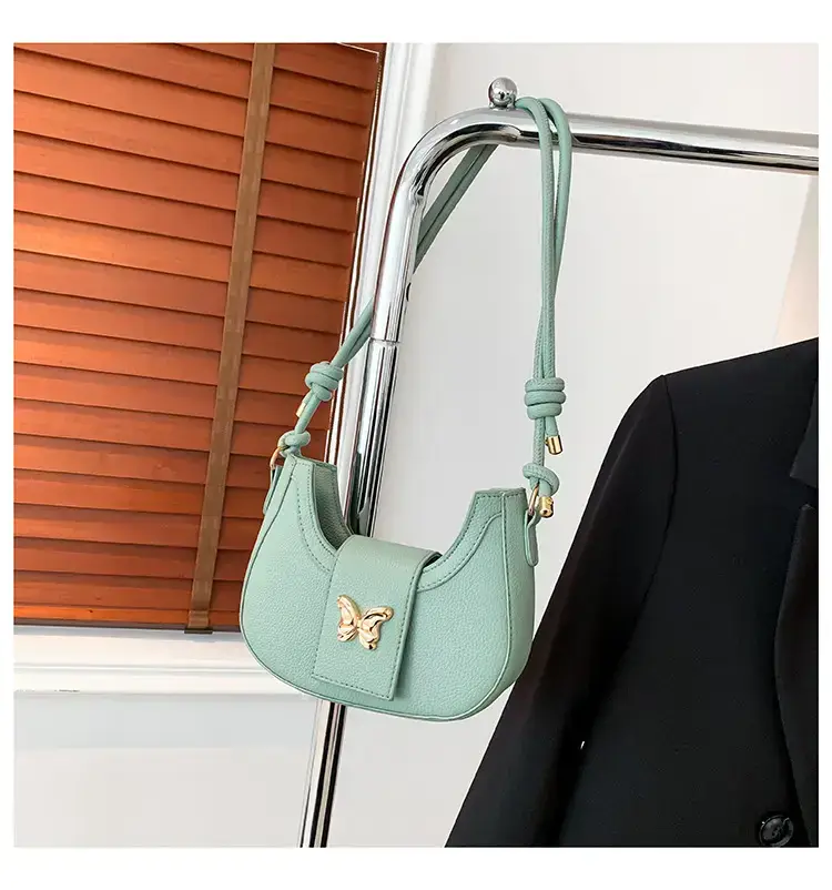Trendy Butterfly Shoulder Bag Mint Green Women — feature 42