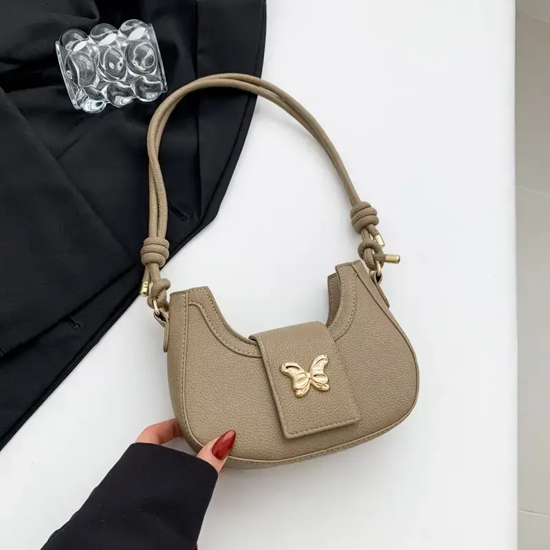 Trendy Butterfly Shoulder Bag Mint Green Women - Image 4